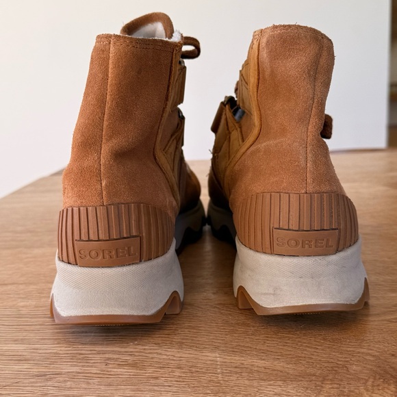 Sorel Kinetic Short Lace Up Booties Sz 10 - Picture 13 of 16